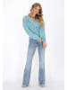 IZIA Cardigan in blue mint