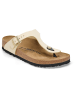 Birkenstock Sandale Gizeh Nubuck Leather in Beige