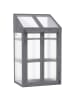 Outsunny Gewächshaus 70L x 50B x 120H cm Grau