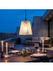 MARELIDA LED Solar Hängeleuchte in Rattanoptik für Terrasse Balkon H: 18cm in weiß