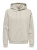 ONLY & SONS Kapuzenpullover in Silver Lining