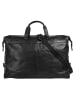 Bodenschatz Reisetasche echt Leder in schwarz