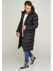 SOULSTAR Parka - mit Kapuze als Winterjacke - Langer Steppmantel S2JURGA Steppmantel Steppjacke in Black