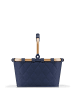 Reisenthel carrybag xs - Einkaufskorb 21 cm (twist navy) in frame rhombus midnight gold