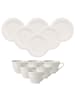 like. by Villeroy & Boch 6er Set Kaffeetassen mit Untertassen Color Loop 250 ml in Natural