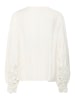 Cream Langarm-Bluse CRTina Relaxed fit in Snow White