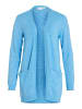 Vila Feinstrick Basic Cardigan Stretch mit Taschen VIRIL in Hellblau-2