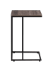 Beliani Beistelltisch TROY in Braun/Schwarz - (W) 40 x (H) 61 x (L) 40 cm