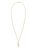 Elli Halskette 925 Sterling Silber Infinity in Gold