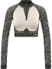Hummel Halbreißverschluss Jacke Hmlmt Mila Multisport Damen in BLACK/CHATEAU GREY