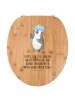 Mr. & Mrs. Panda klo deckel Pinguin Duschen mit Spruch in Braun