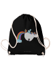 Mr. & Mrs. Panda Tasche Einhorn Fliegendes Pferd ohne Spruch in Schwarz