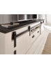 Furn.Design TV-Lowboard weiß Pinie, anthrazit, Landhaus, Unterteil Komforthöhe 201 x 61 cm