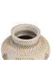 Beliani Dekovase ASAHAN in Weiß/Grau/Naturfarben - (W) 24 x (H) 22 x (L) 24 cm