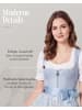 Nübler Midi Dirndl Gardi in Eisblau