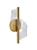Beliani Wandleuchte SARELA in Gold - (W) 15 x (H) 29 x (L) 15 cm