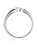 Trilani Ring aus Sterling Silber mit Zirkonia in silber