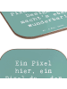 Mr. & Mrs. Panda Holz Untersetzer Spruch Designer Pixel Kunst mi... in Meeresbrise