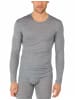 Calida Rundhals Langarmshirt für Herren in platin