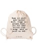 Mr. & Mrs. Panda Stoffbeutel Wenn ich nicht mehr... mit Spruch in Creme