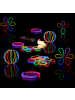 relaxdays 300 x Knicklichter in 7-Farb-Mix