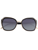Bertha Polarisierte Sonnenbrille "Jade" in Schwarz/Schwarz