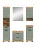 xonox.home Badkombination in Artisan Eiche/Salbei - (B) 164 x (H) 191 x (T) 37