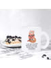 Mr. & Mrs. Panda Teetasse Roter Panda mit Spruch in Transparent