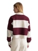 Marc O'Polo DENIM Rugby-Sweatshirt relaxed in Dark Red