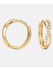 Diamant L'éternel Ohrringe aus 375 Gelbgold mit Zirkonia