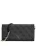 Guess Noelle II Xbody - Clutch 21 cm (dark taupe logo) in coal logo