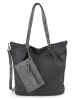 EMILY & NOAH Shopper Bag in Bag Surprise in black grey