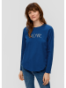 s.Oliver T-Shirt langarm in Blau