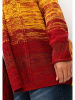 sheego by Joe Browns Strickjacke in weinrot meliert