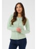 SAINT TROPEZ Strickjacke A8661, Classic fit in Cameo Green Melange
