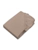 Setex Spannbetttuch Feinbiber Melange in beige