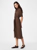Pieces Blusenkleid in Coffee Quartz