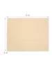 relaxdays Sonnensegel "Rechteck" in Beige - 3 x 4 m