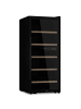 Les Petits Champs Weinkühlschrank 91 Flaschen CAVCDB91 Schwarz, Energieklasse G, Anti-UV, LED