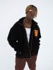 COFI 1453 Fleecejacke Money Oversize in Schwarz
