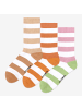 Occulto 3er Pack Tennissocken mit Streifen Momo in Mix2