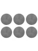 Butlers Tischset AMBIENTE 6er-Set in Dunkelgrau