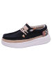 Fusion Leinenschuh  in Schwarz
