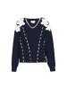 IZIA Women Sweater in navy