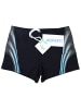 Aquarti Aquarti Herren Badehose Kurz Sportlich Streifen in schwarz Modell 2