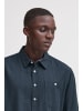 BLEND Langarmhemd BHBOBBY Shirt in Blau