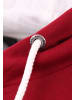 RESLAD Kapuzenpullover Hoodie 3-Colors in bordeaux-anthrazit