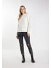DreiMaster Damen Strickpullover in Wollweiss