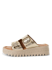 Tamaris Plateau Pantoletten in Gold