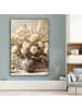 OnlyWow Leinwand Bilder Elegante Blumen